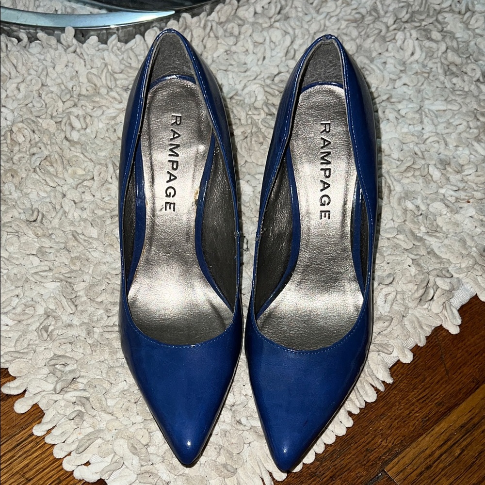 Rampage Women's Navy Blue Heels